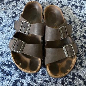 Dark Grey Arizona Birkenstocks, size 37